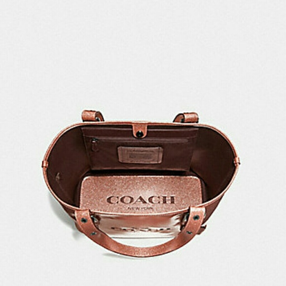 SOLD}●Authentic COACH Glitter Ferry Tote - Picture 7 of 8